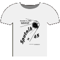 white Sputnik Commemorative T-Shirt, front